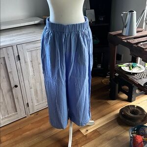 Pact Organic Coastal Gauze cropped pant